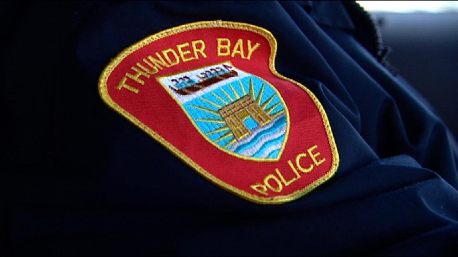 Un écusson de la Police de Thunder Bay
