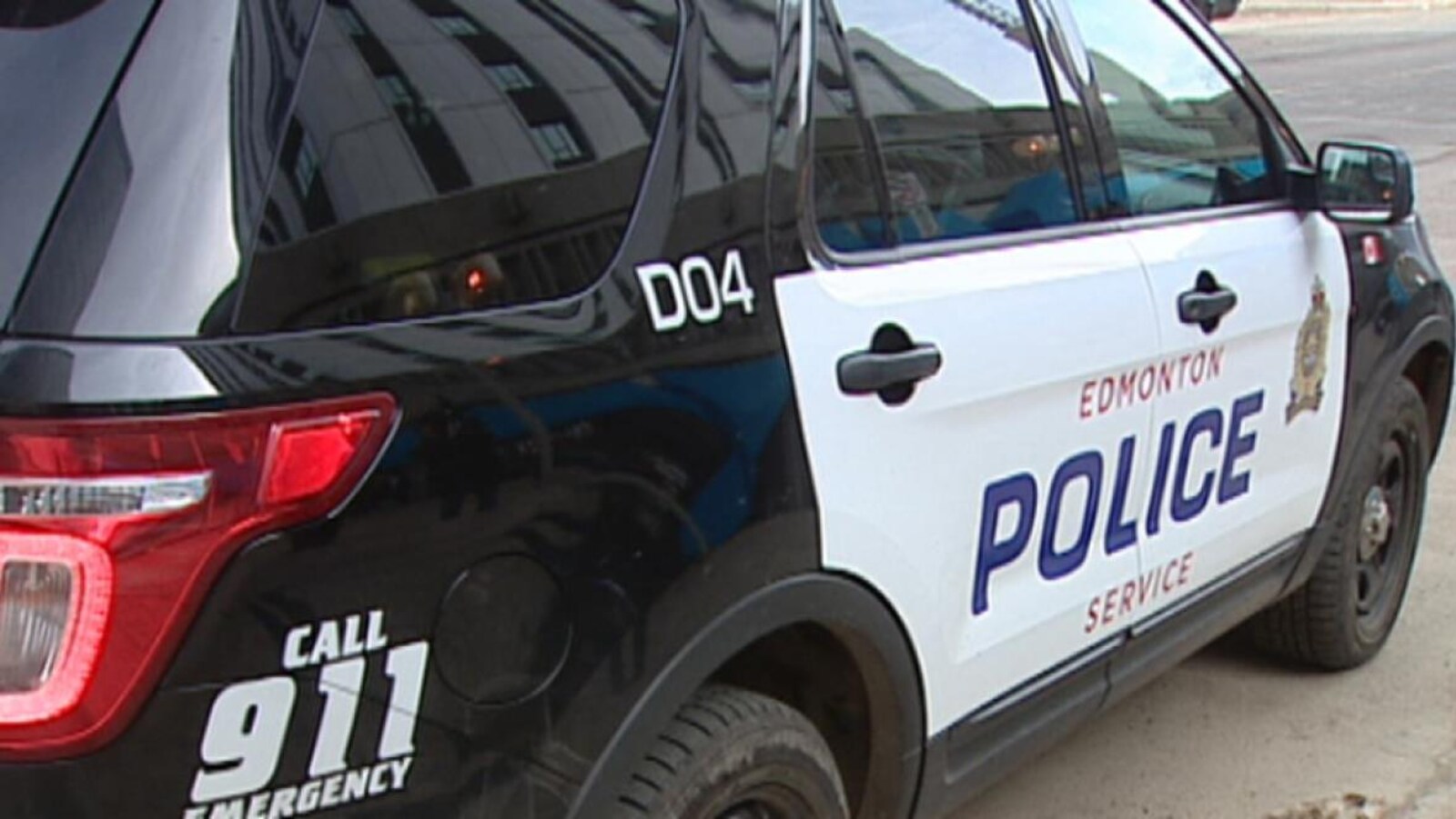 Une voiture du service de police d'Edmonton.