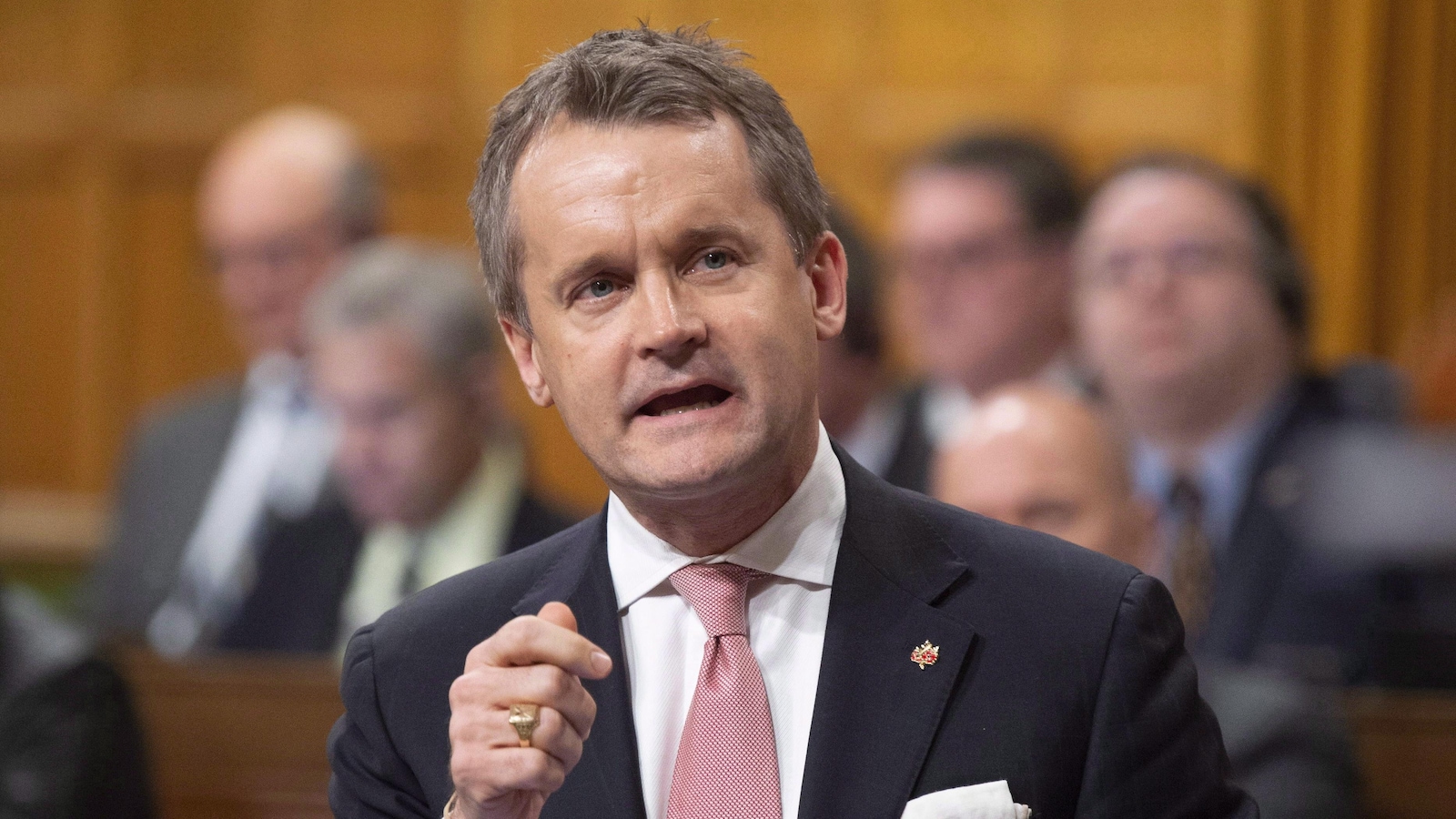 Le ministre Seamus O'Reagan à la Chambre des communes