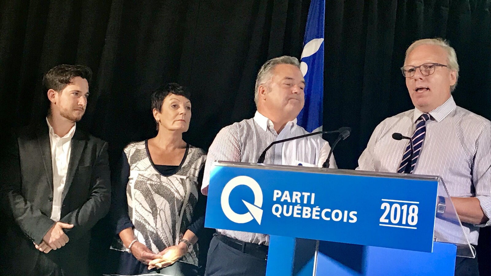 Le chef du Parti québécois Jean-François Lisée