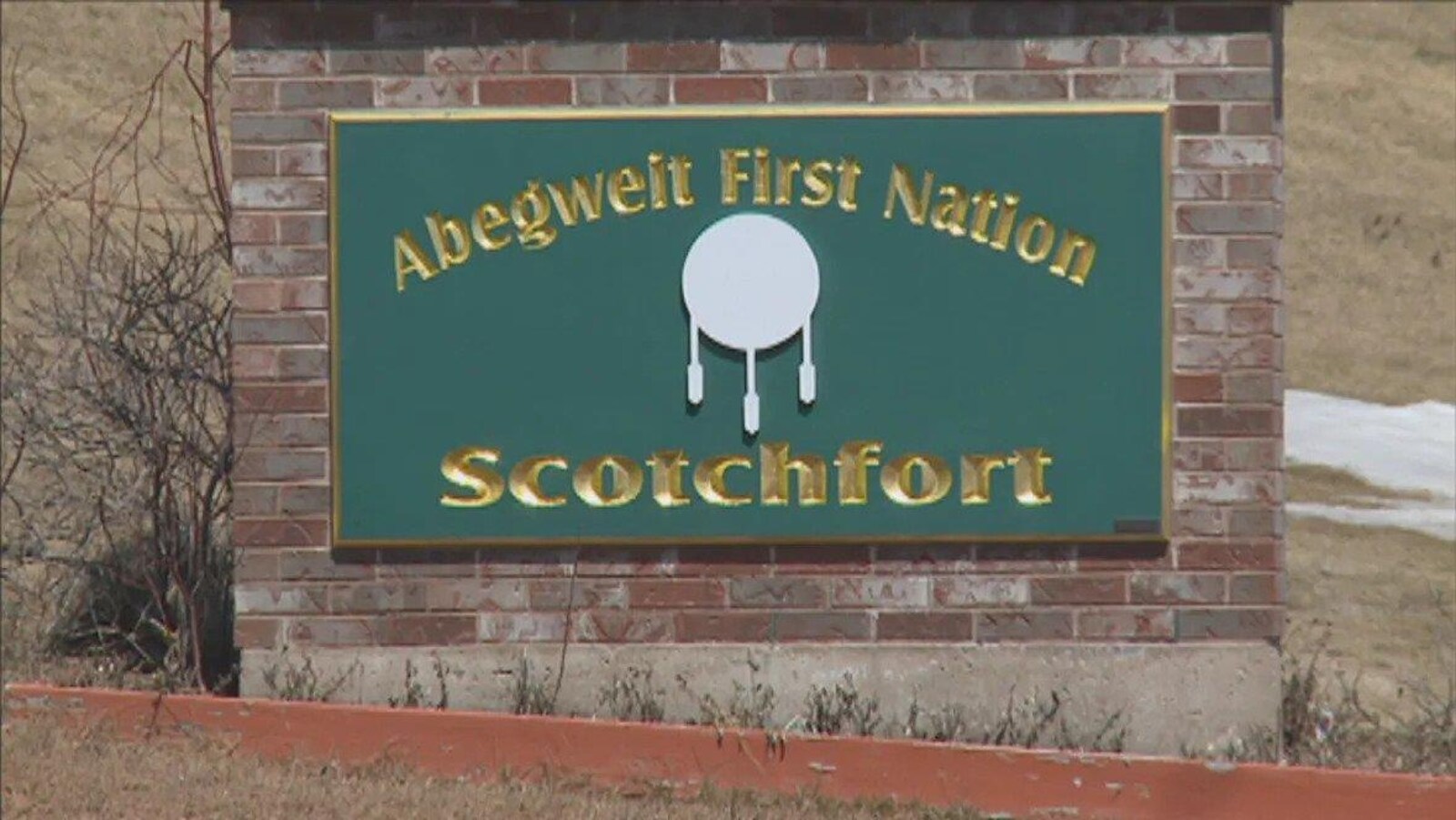 Affiche identifiant la réserve de Scotchfort.