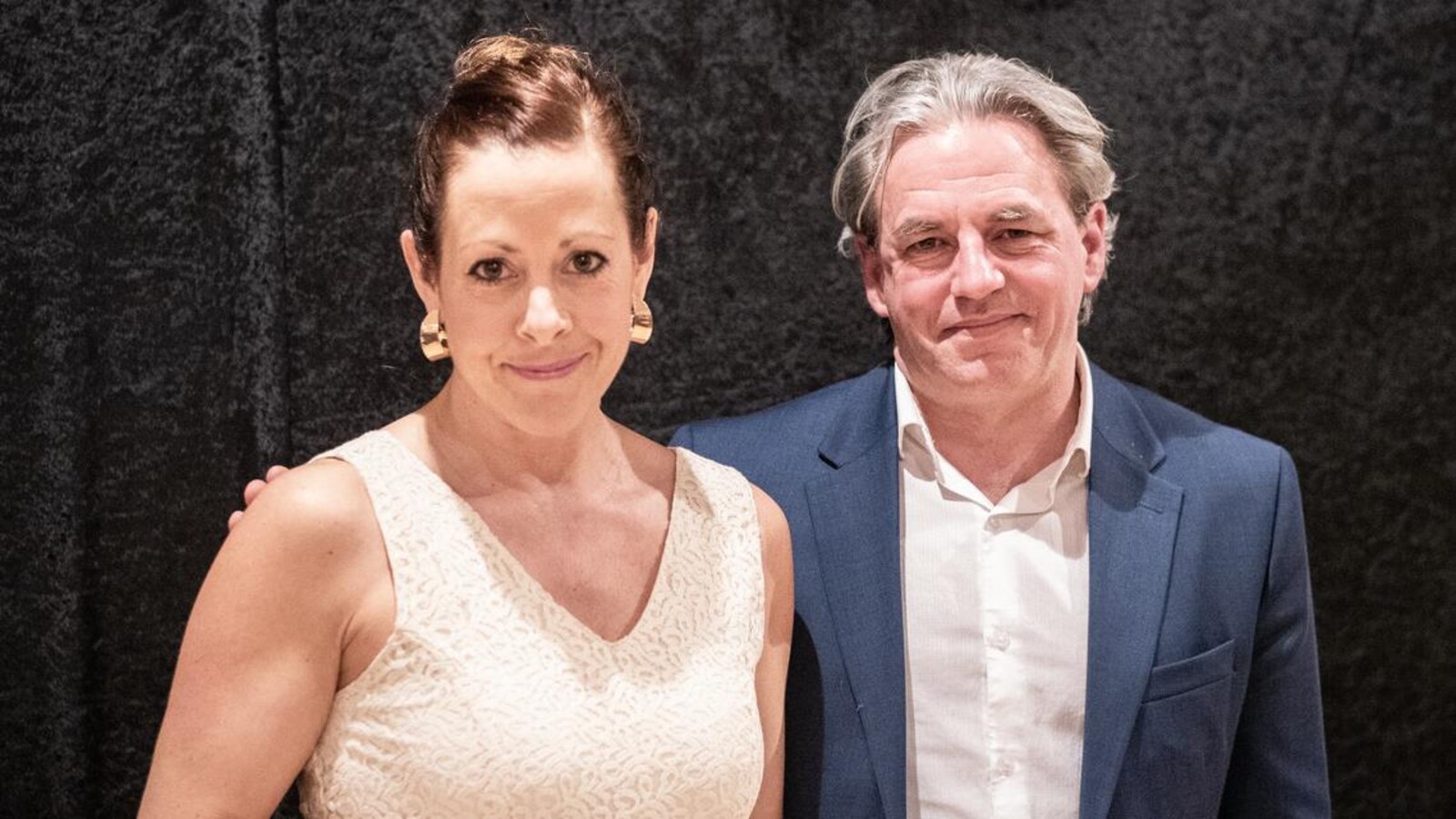 Mélyssa Gagnon et Daniel Marquis, attaché politique de François Tremblay, député de Dubuc.