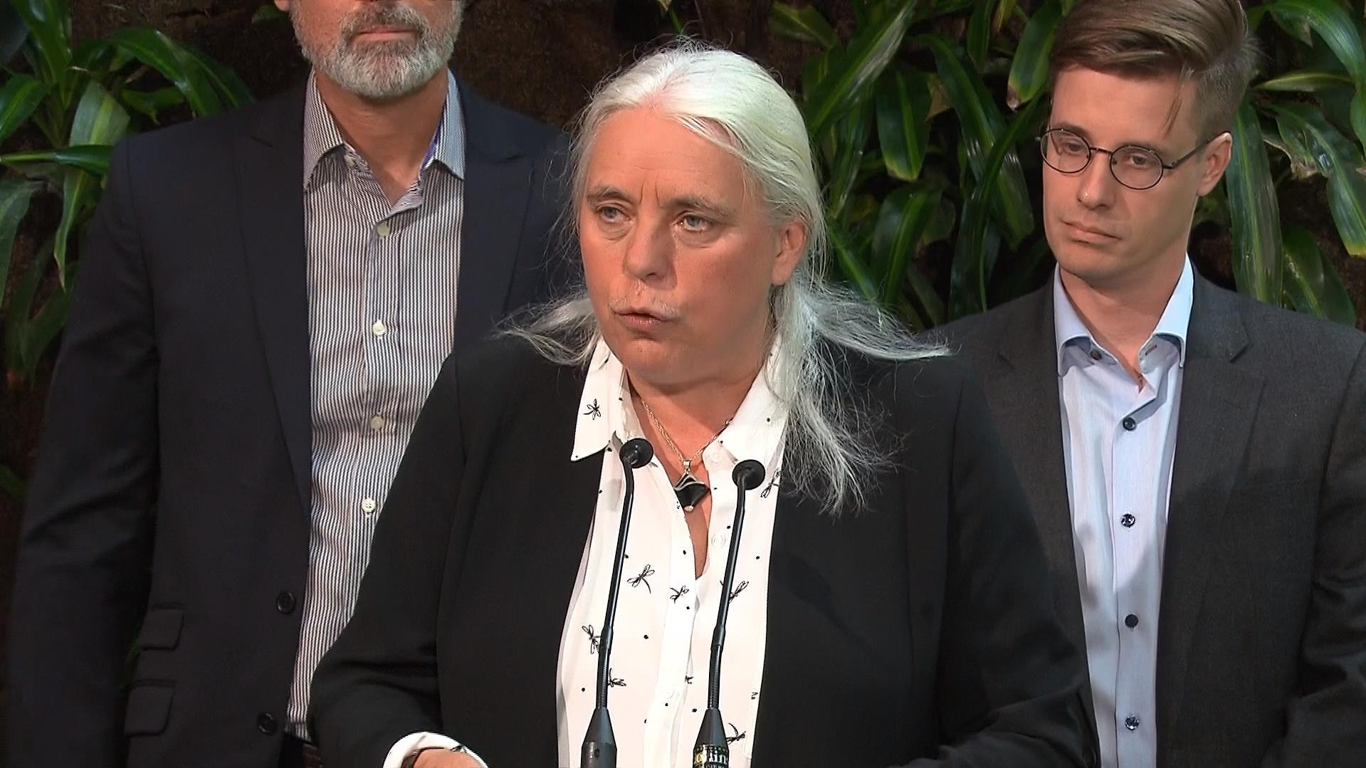 La co-porte-parole de Québec solidaire, Manon Massé