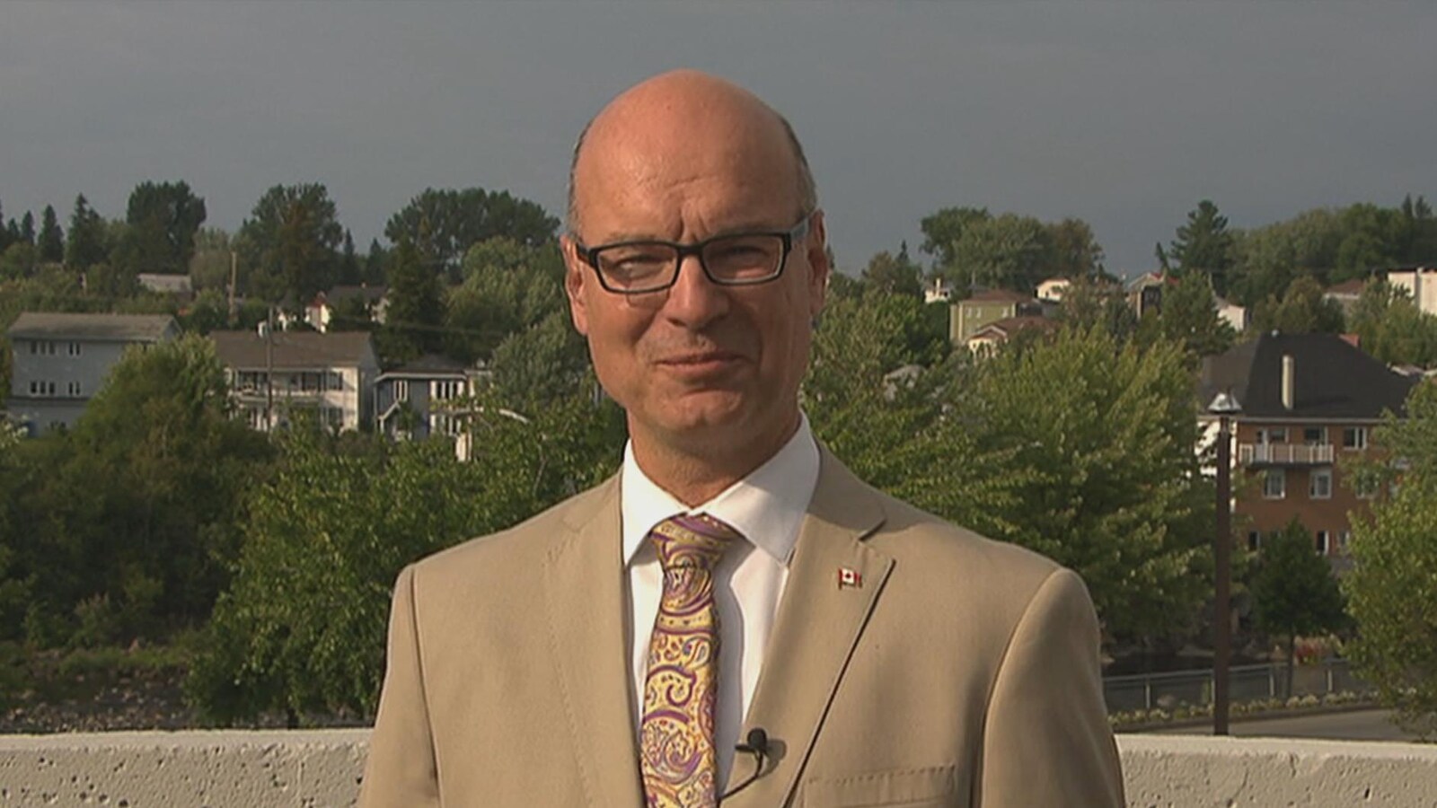 Rémi Massé en entrevue à la télévision de Radio-Canada