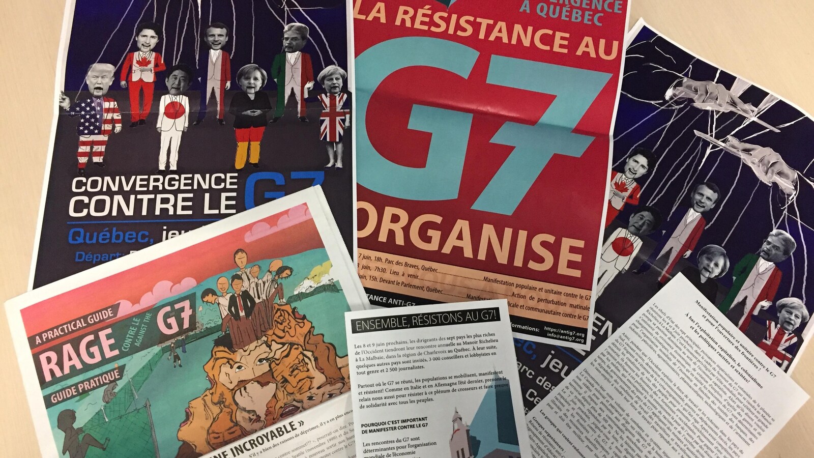 Des affiches