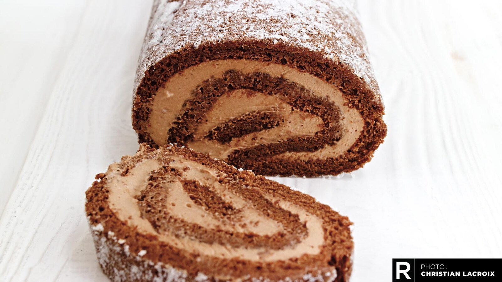 Recette de Ricardo : bûche au chocolat | ICI Radio-Canada.ca