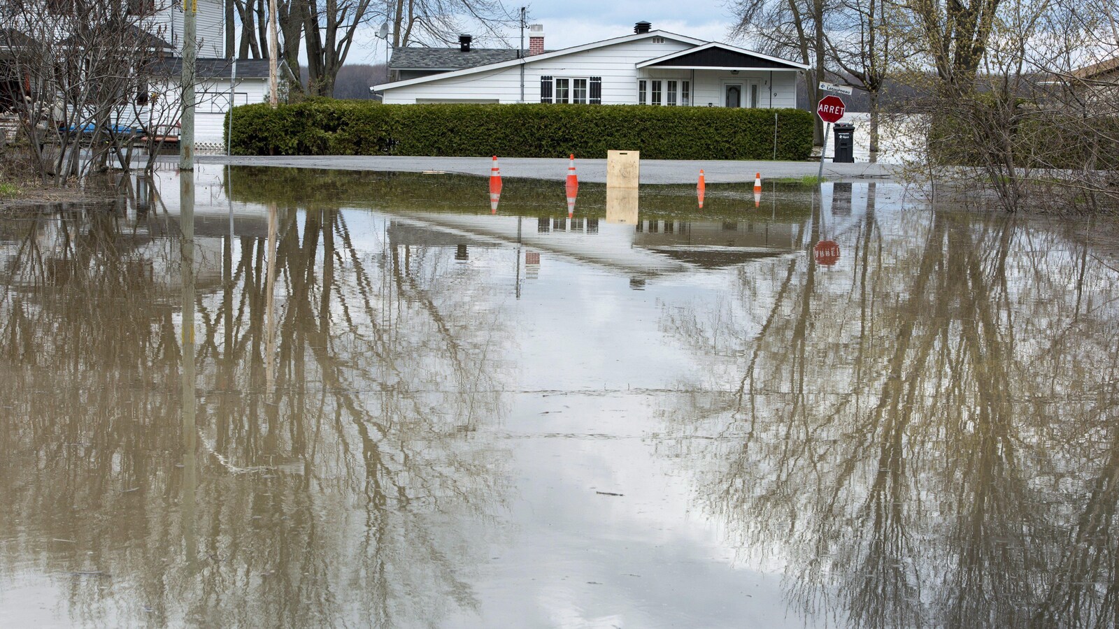 Des inondations à Rigaud