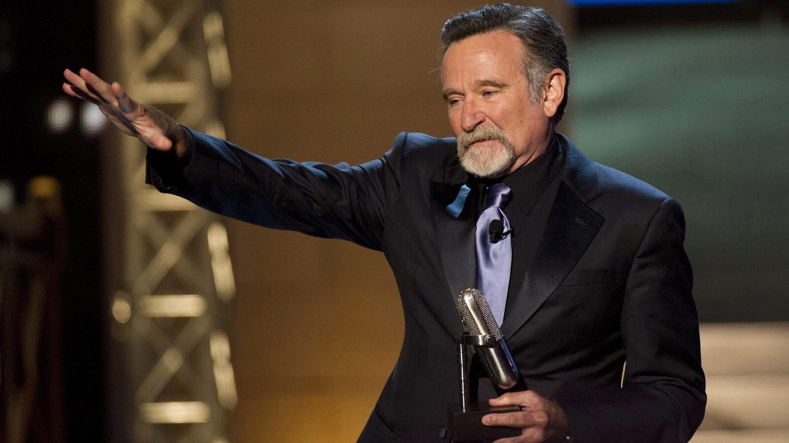 Robin Williams sur scène.