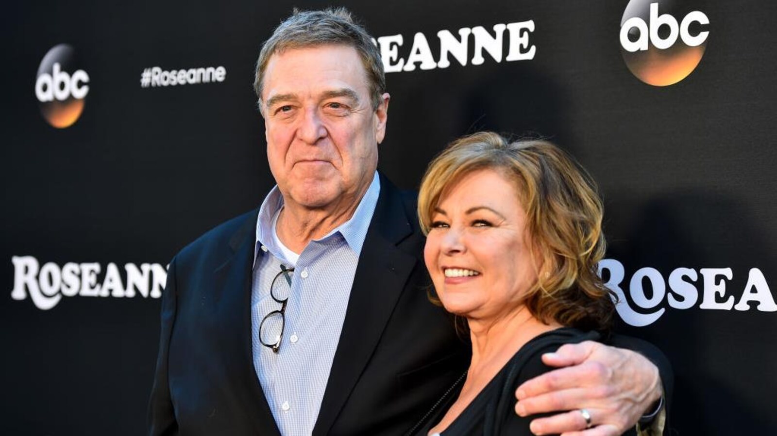 Portrait de John Goodman et Roseanne Barr.