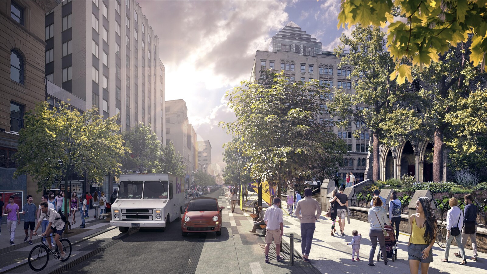 La nouvelle rue Sainte-Catherine