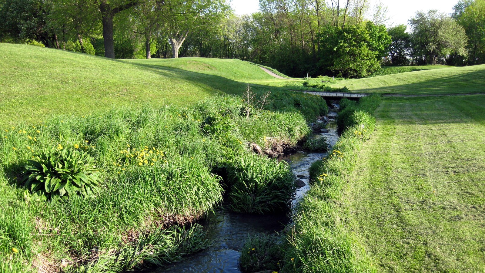 Ruisseau du Golf Meadowbrook dans l’ouest de Montréal
