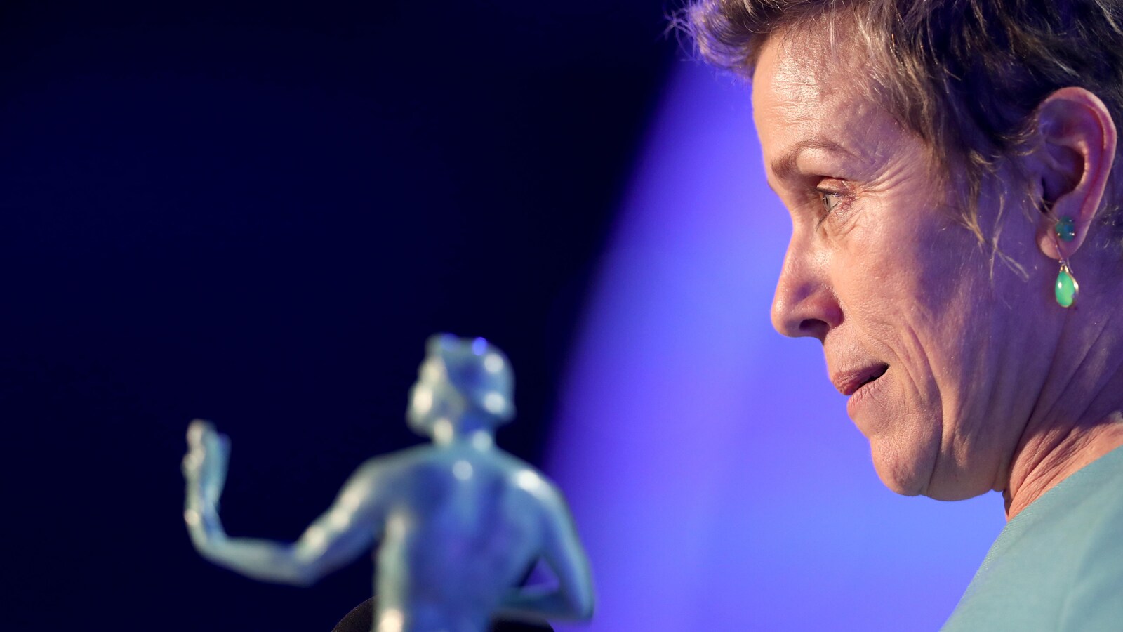 L'actrice Frances McDormand a remporté le prix de meilleure comédienne cinématographique pour son rôle dans «Three Billboards Outside Ebbing, Missouri».