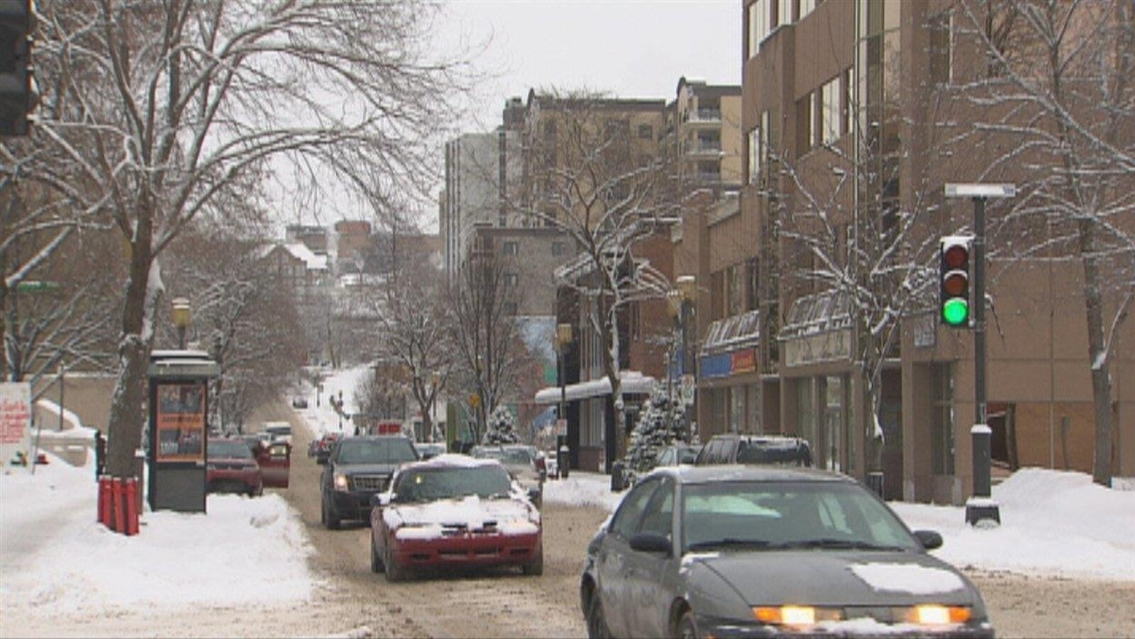 La rue Racine, dans l'arrondissement de Chicoutimi