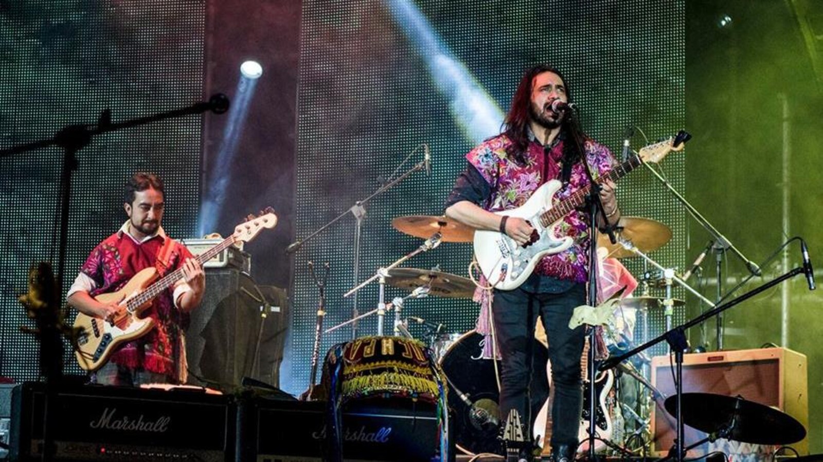 Le groupe lors d'un concert à Guadalajara en 2016.
