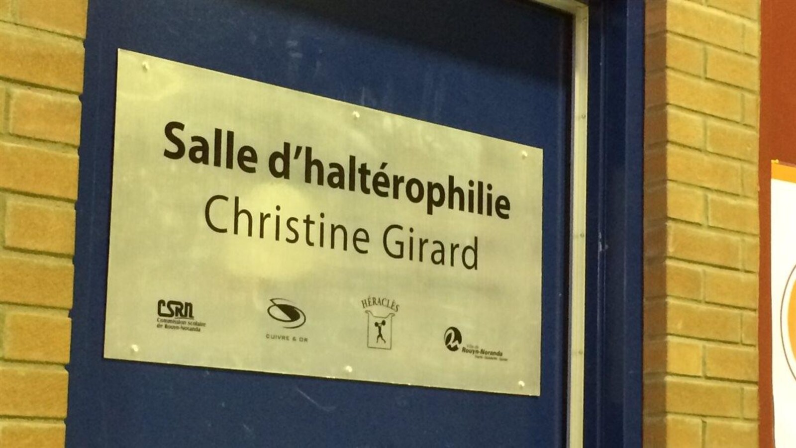 La salle d'haltérophilie Christine Girard a été inaugurée aujourd'hui