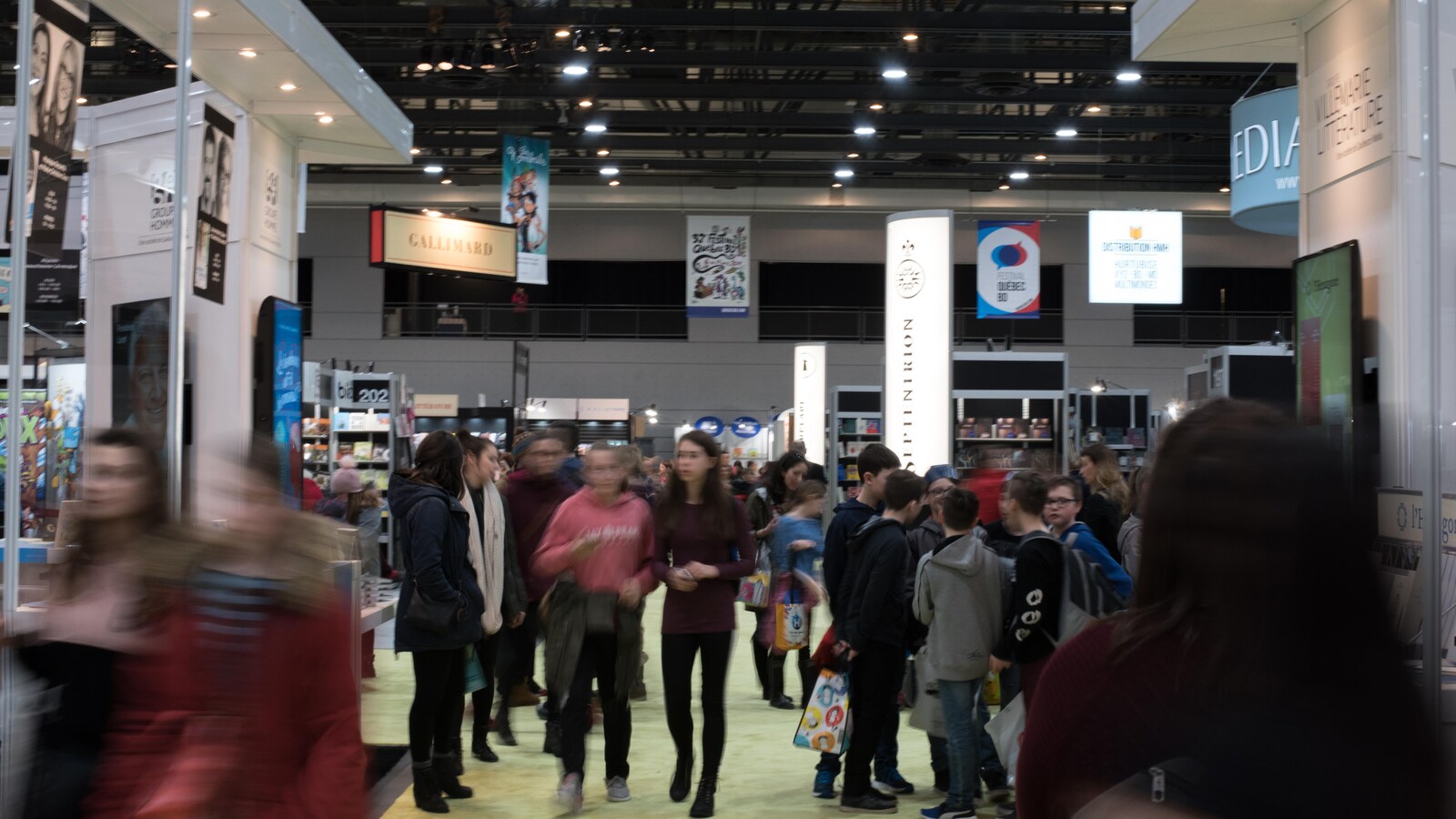 Le Salon du livre de Québec se tient du 10 au 14 avril 2019.