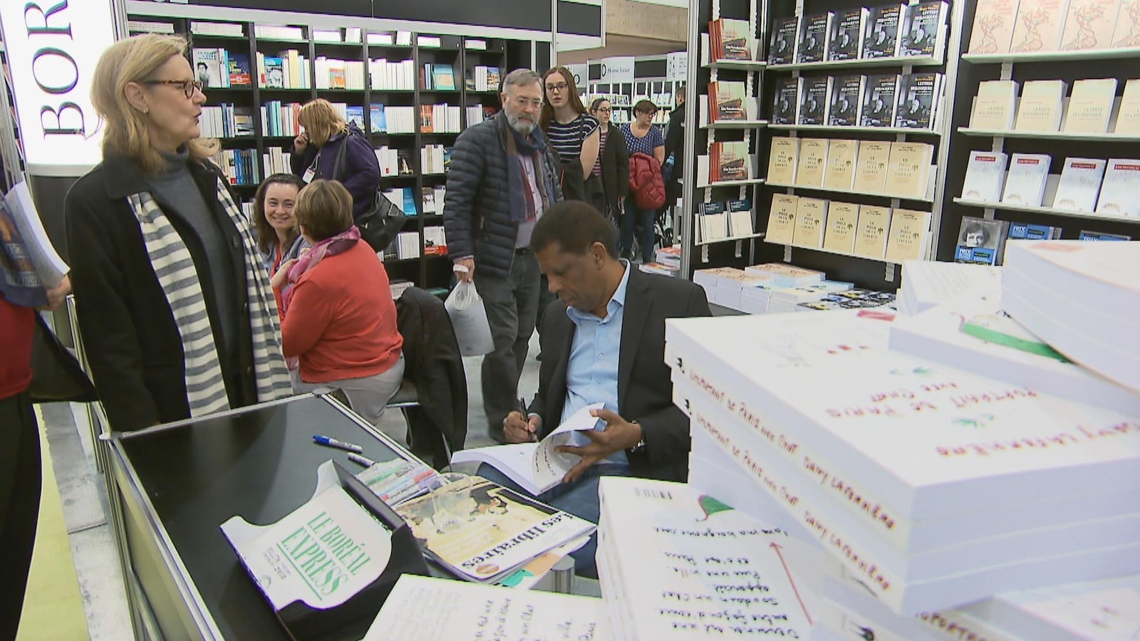 Dany Laferrière au Salon international du livre de Québec 2018