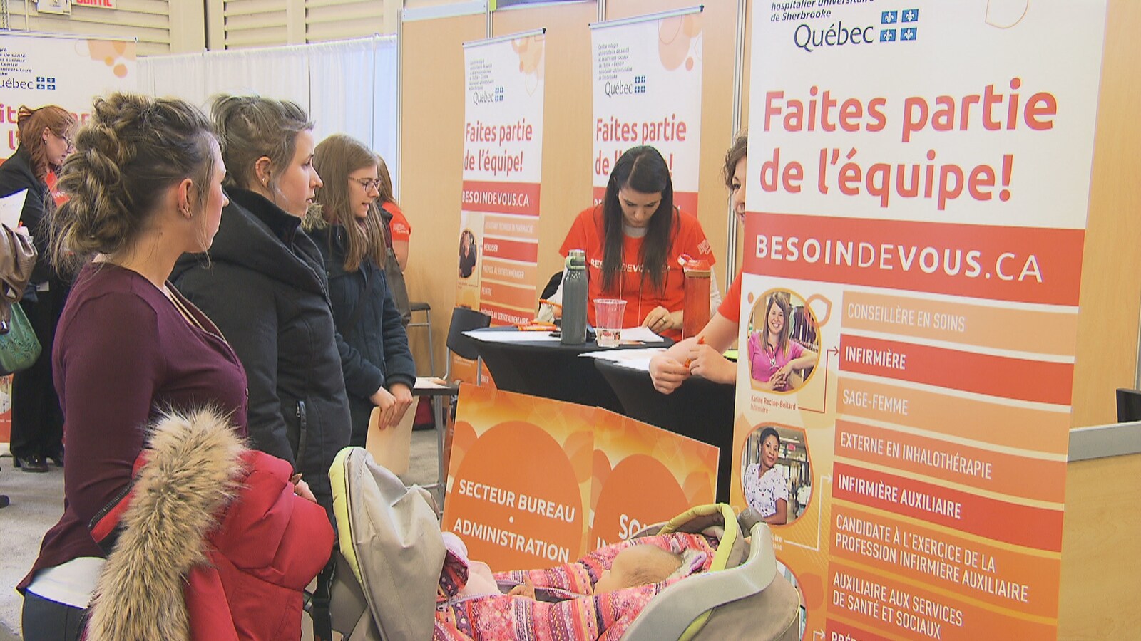 Le CIUSSS-de-l'Estrie - CHUS est présent année après année à la recherche d'employés dans de nombreux secteurs.