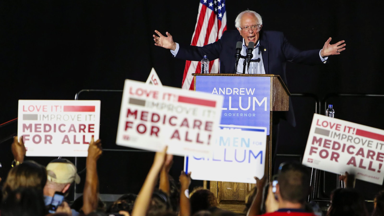 Le sénateur Bernie Sanders lors des élections de mi-mandat en 2018. Il a confirmé mardi qu'il se lançait dans la course à l'investiture démocrate en vue des élections présidentielles de 2020.