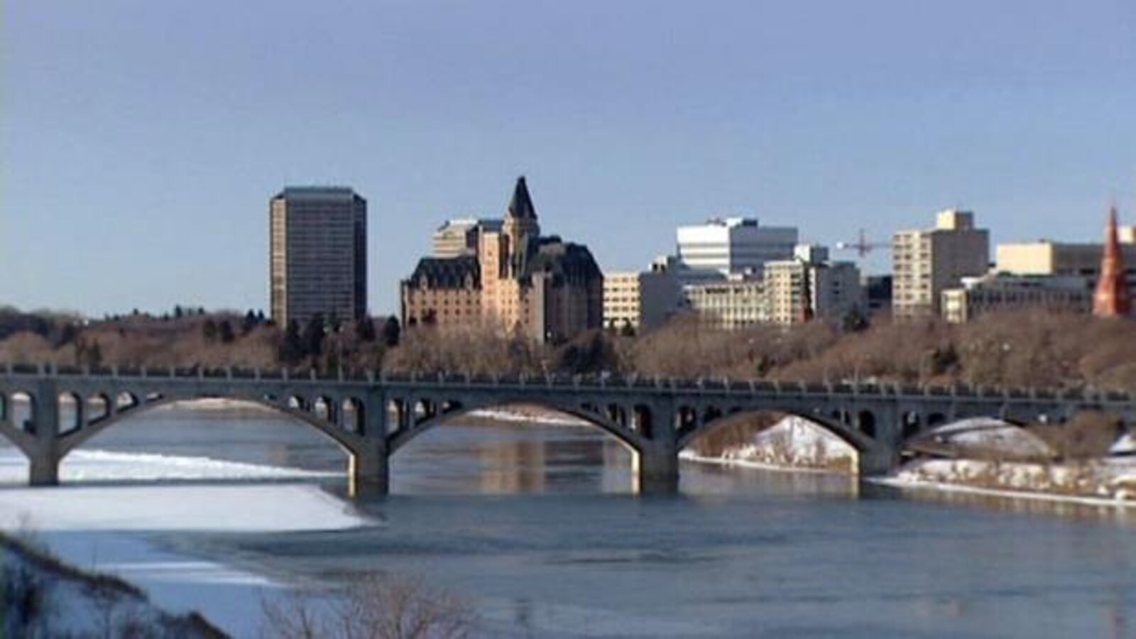 Le centre-ville de Saskatoon