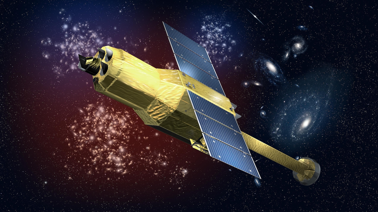 Une représentation du satellite japonais Hitomi .