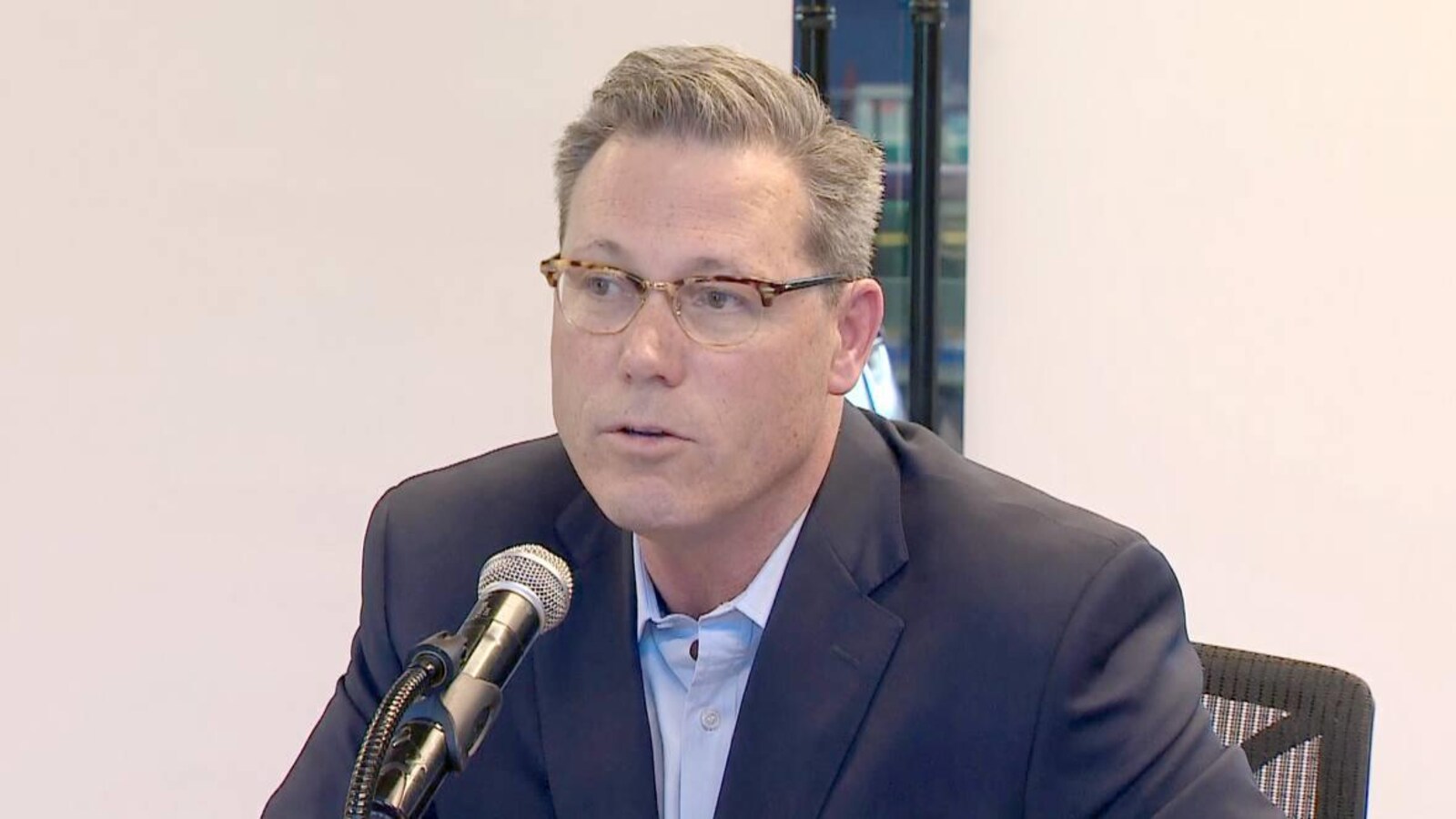Un portrait de Scott Hutcheson lors de la conférence de presse du jeudi 7 juin 2018.