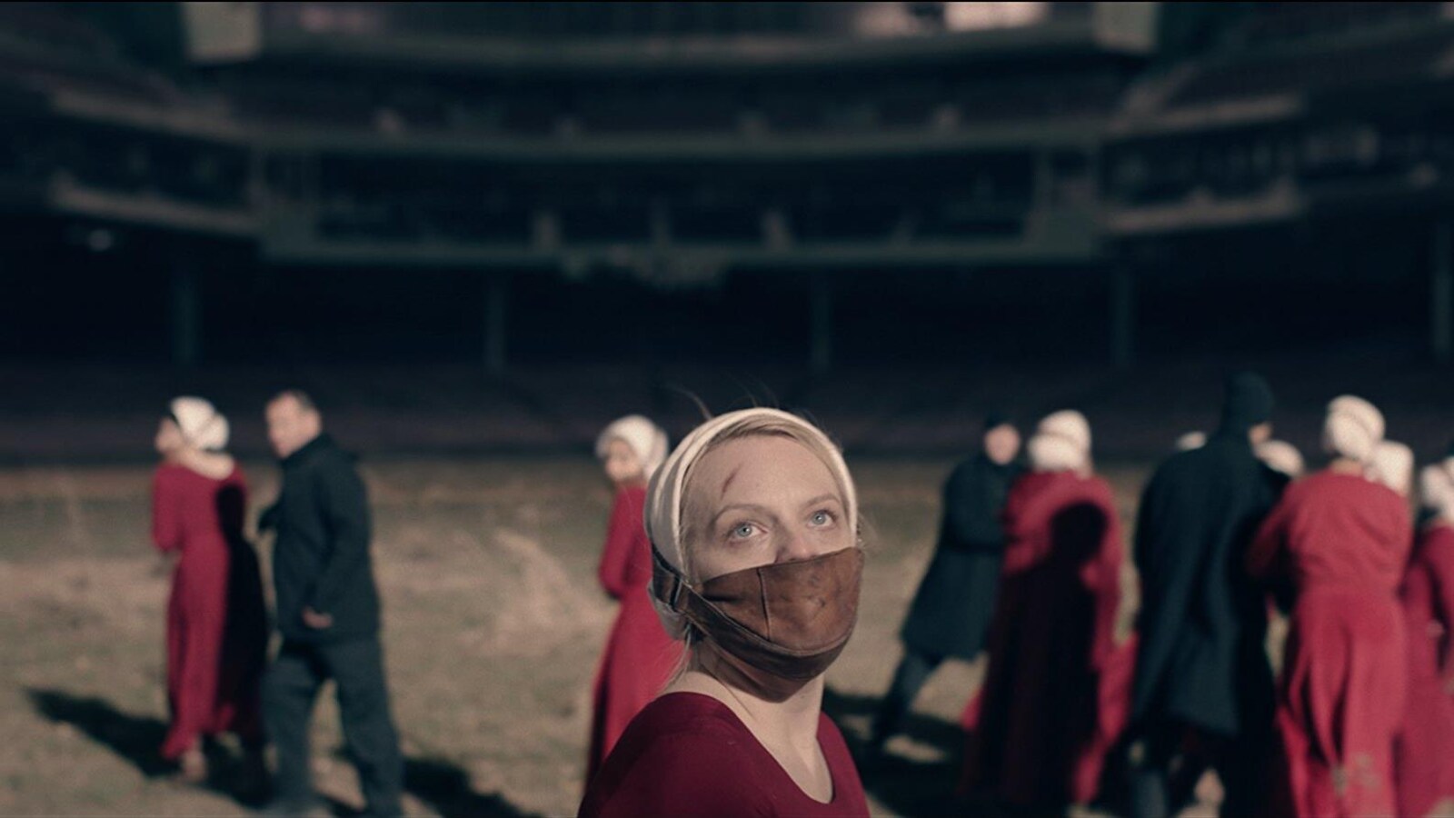 Une scène tirée de la série «La servante écarlate».