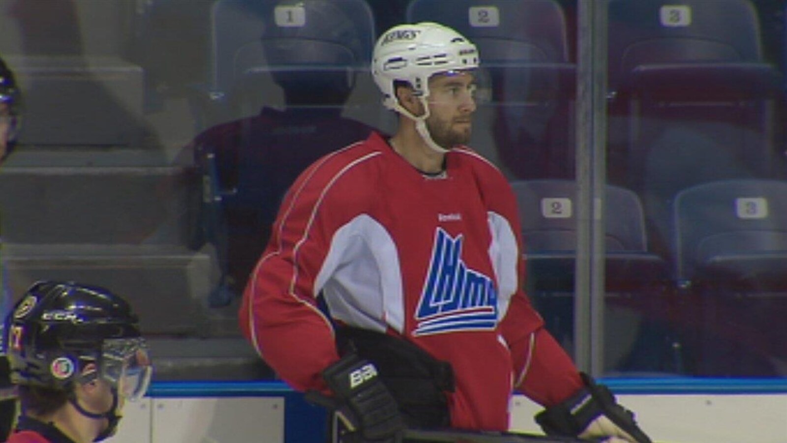 Simon Gagné s'est entraîné une dernière fois avec les Remparts mardi.