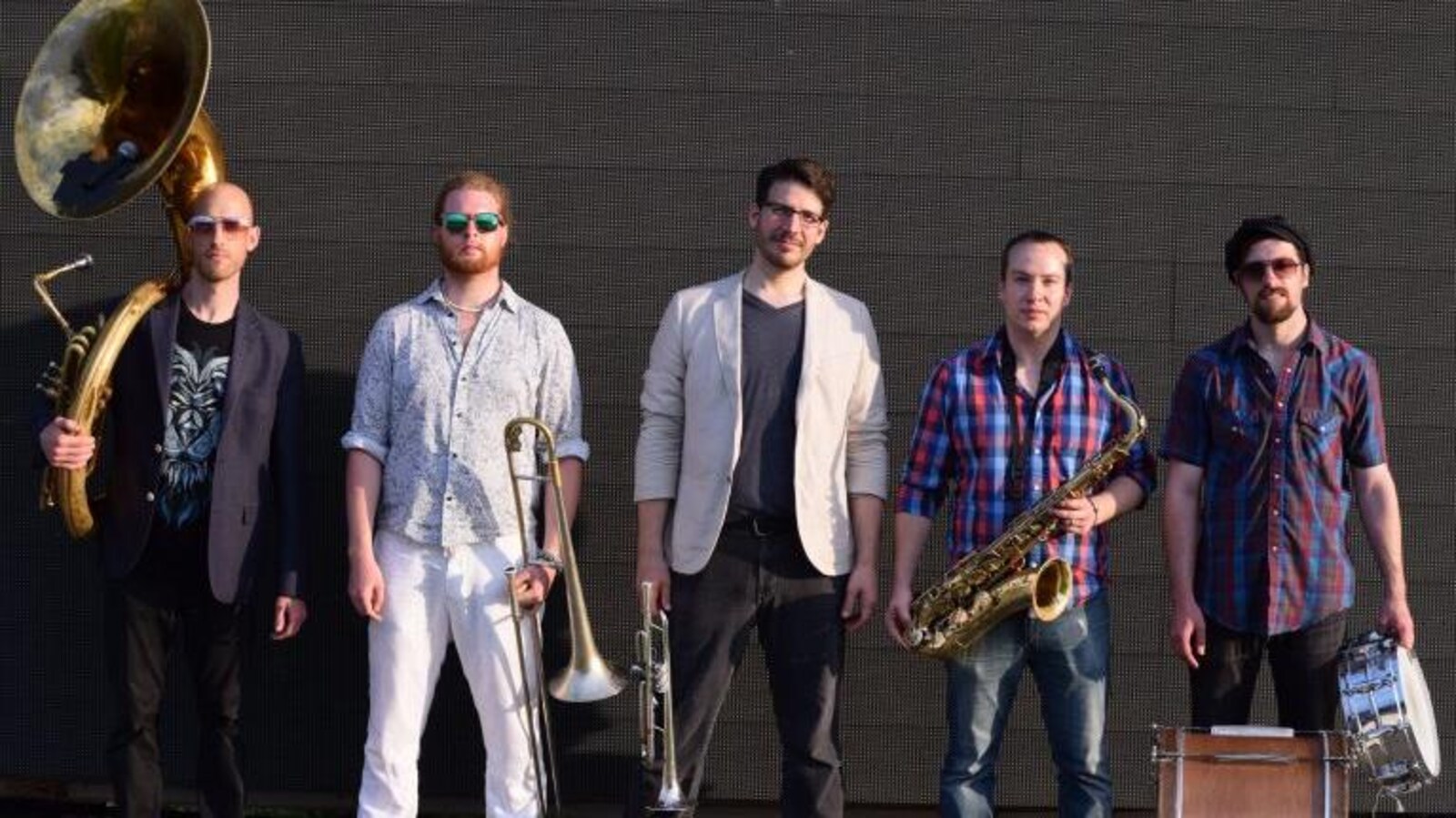 Le groupe Heavyweigts Brass.
