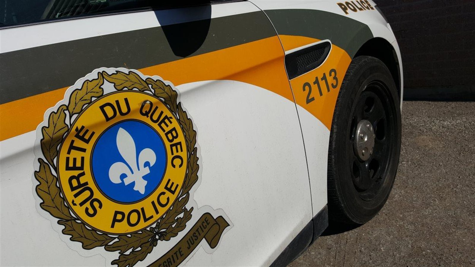 Une voiture de la Sûreté du Québec.