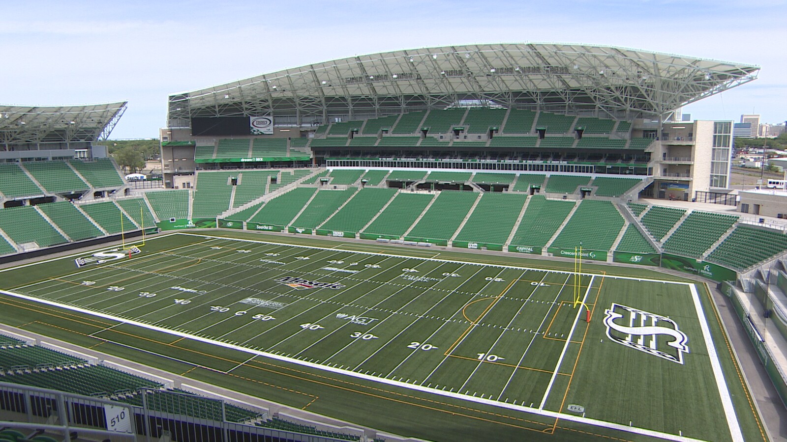 Le nouveau stade Mosaic de Regina