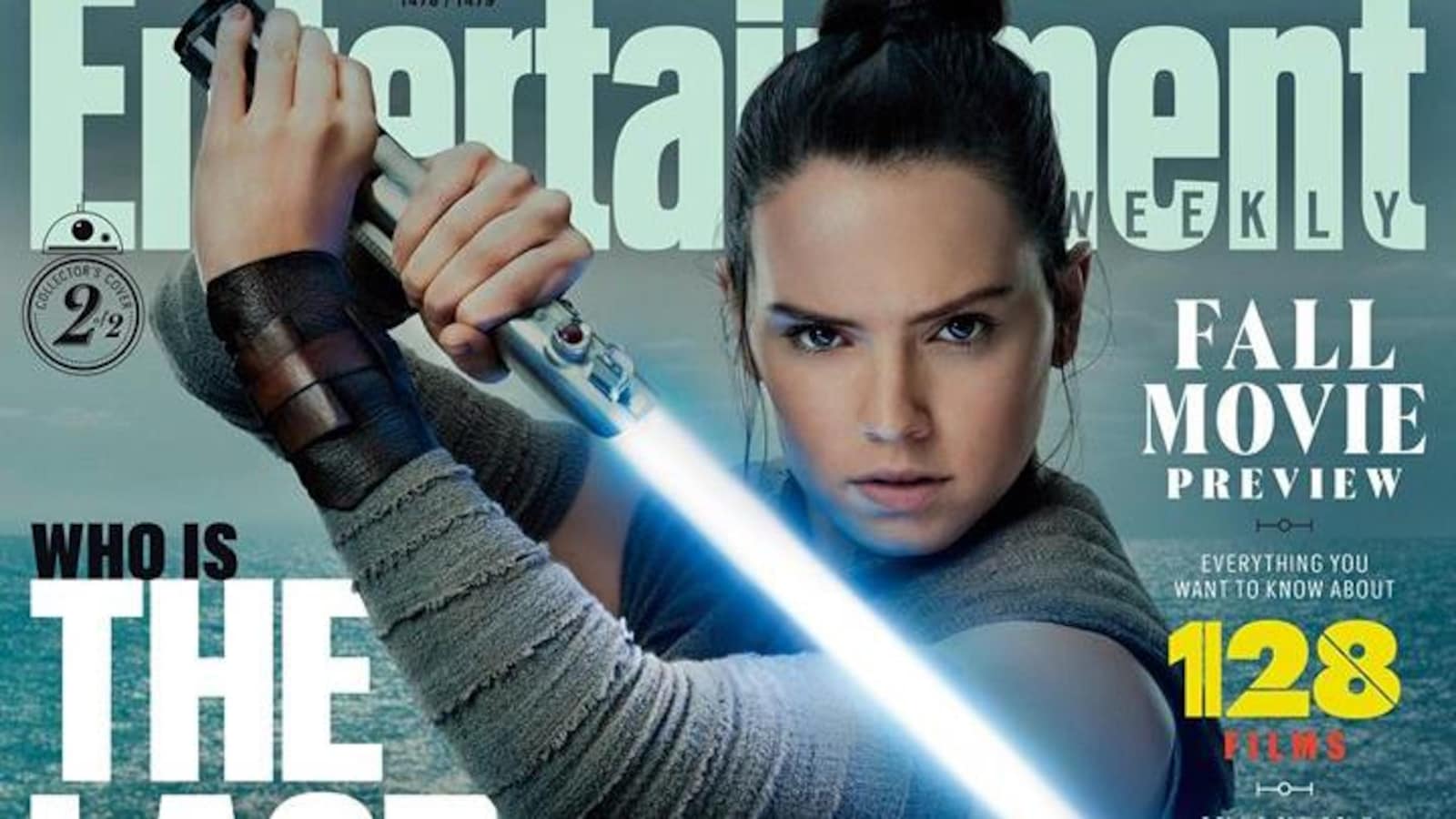 La page couverture du magazine « Entertainment Weekly » avec Daisy Ridley