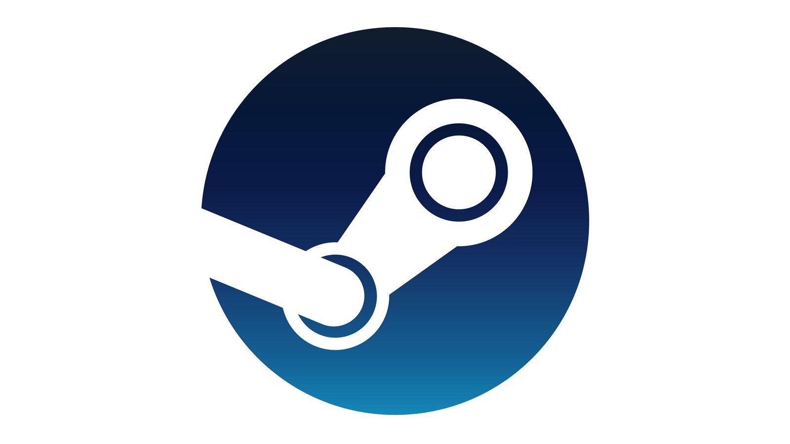 Le logo de Steam, représentant la bielle d'une machine à vapeur.