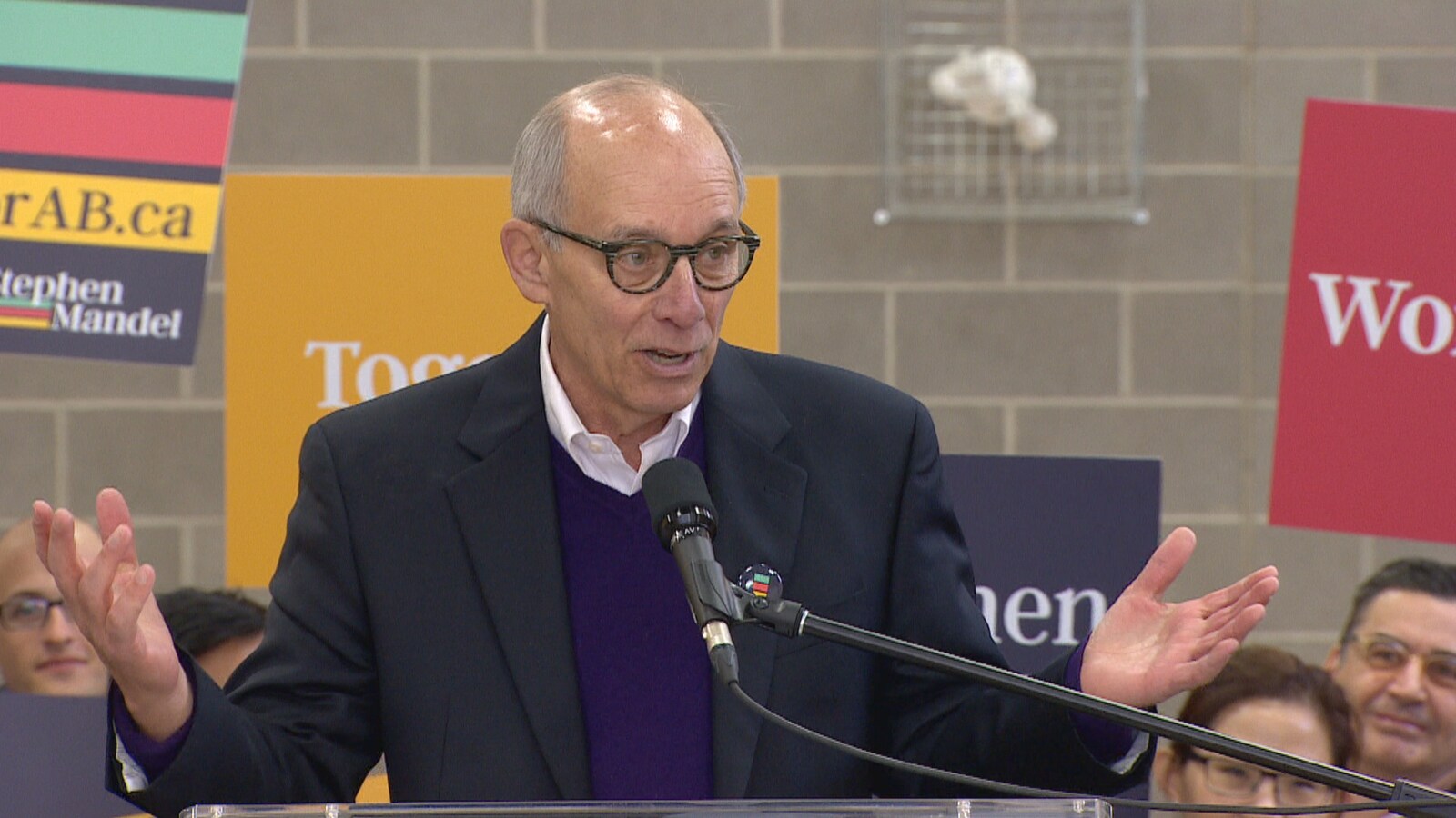 Le chef du Parti albertain Stephen Mandel