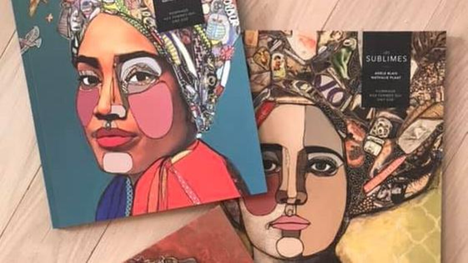 Trois copies du livres Les Sublimes