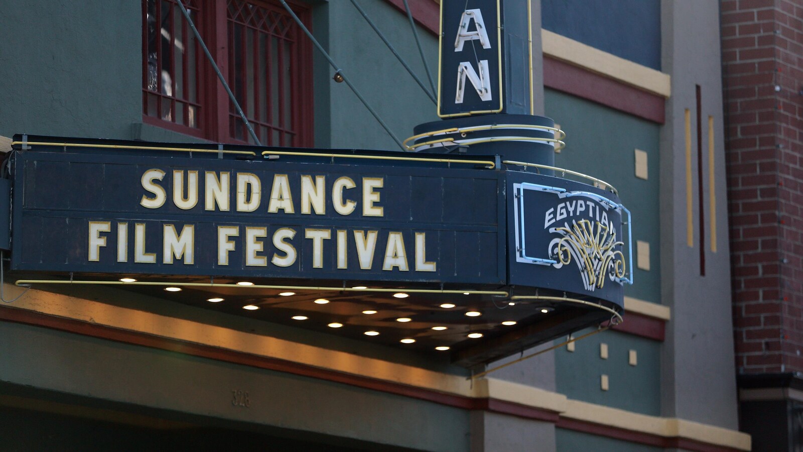 L'enseigne du Egyptian Theater, un cinéma emblématique du festival Sundance