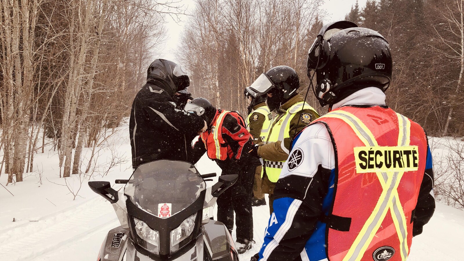 Opération dans le cadre de la Semaine internationale de la sécurité à motoneige