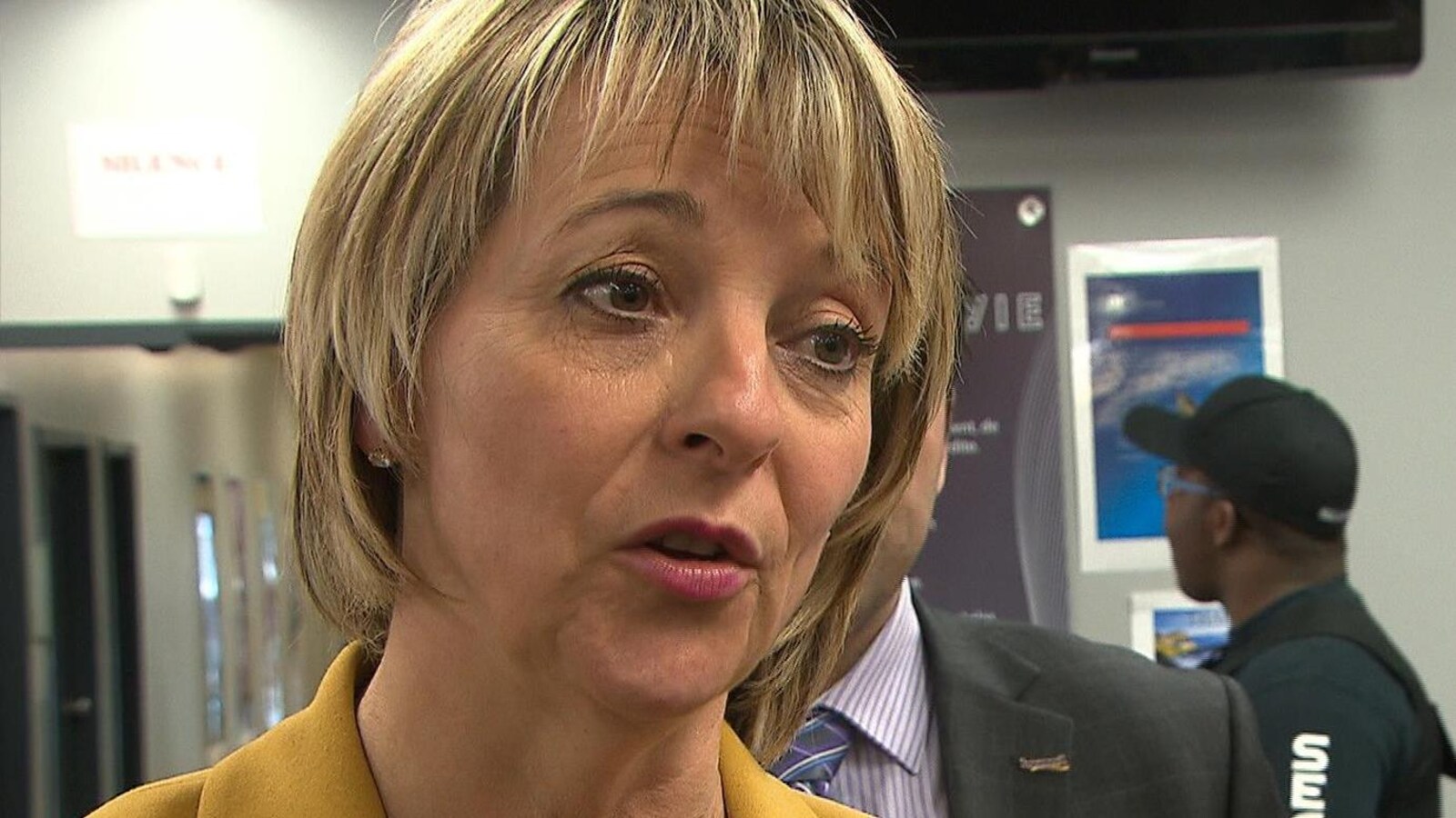 Sylvie Parent, nouvelle chef d'Action Longueuil, après son élection à la tête du parti