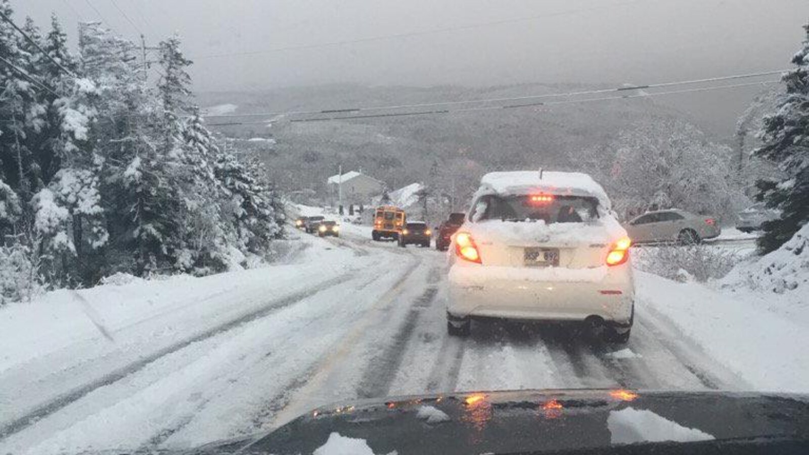 Première neige et conseils de conduite hivernale