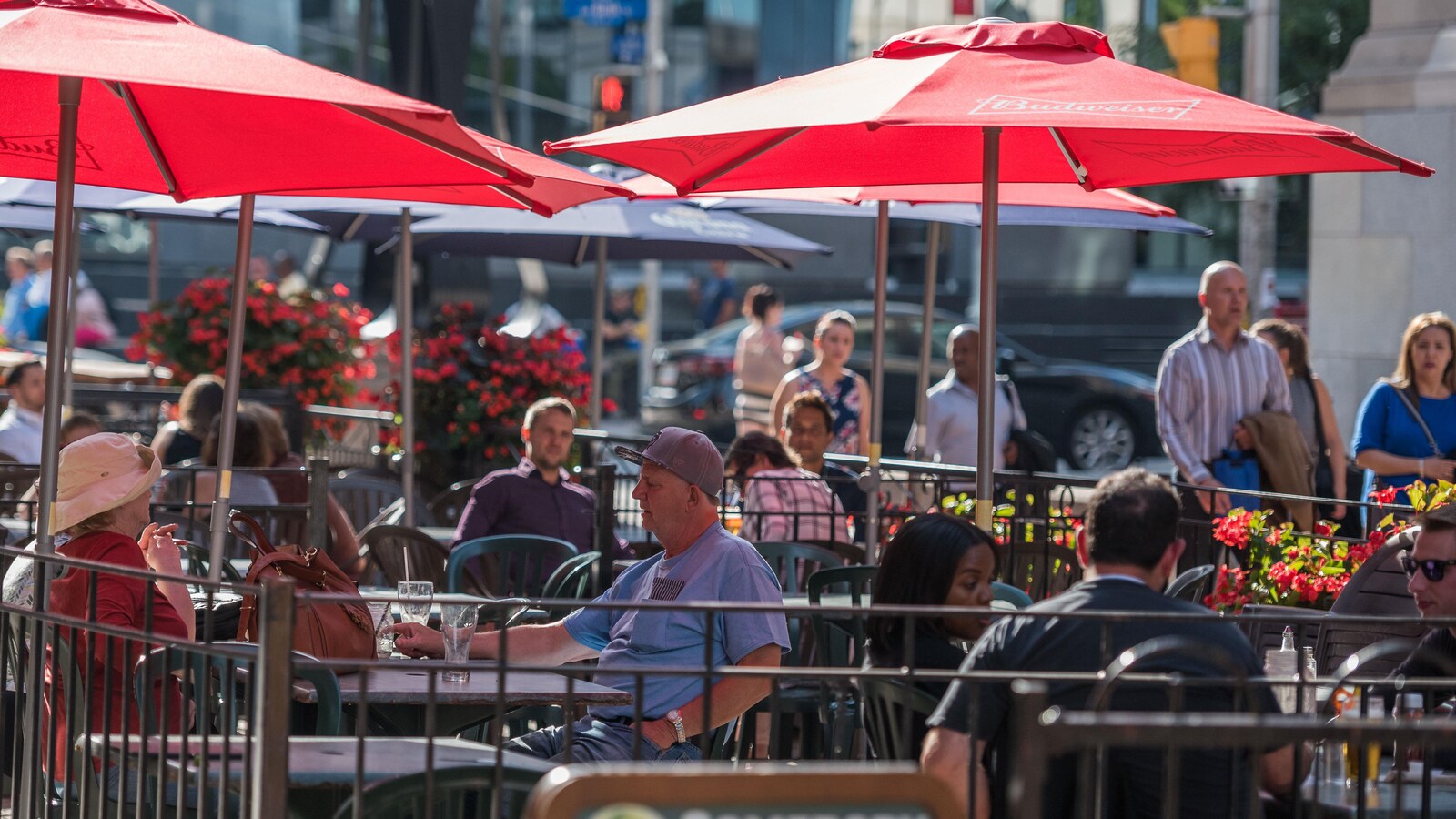 Une terrasse du centre-ville d'Ottawa