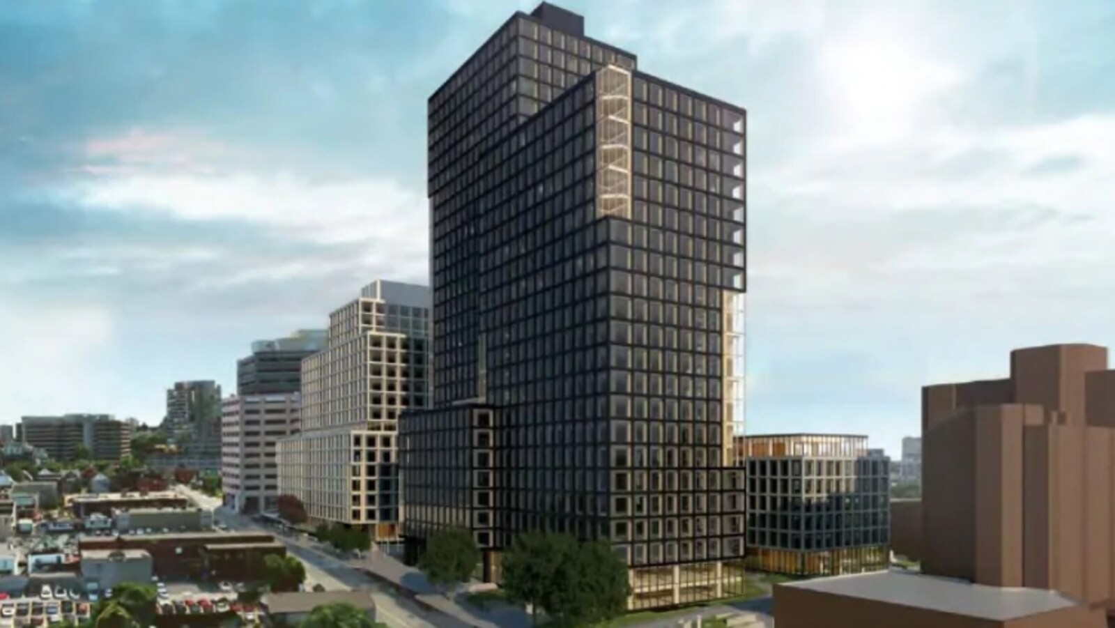 Le nouveau revêtement des Terrasses de la Chaudière.