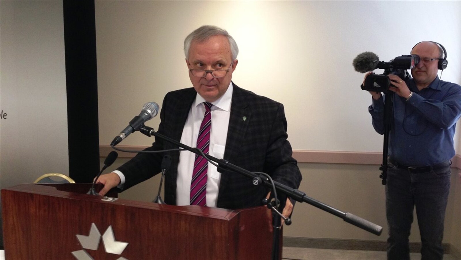 Camille Thériault, président et chef de la direction du Mouvement des caisses populaires acadiennes