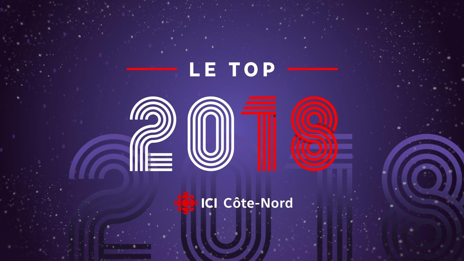 Infographie où il est inscrit «2018»
