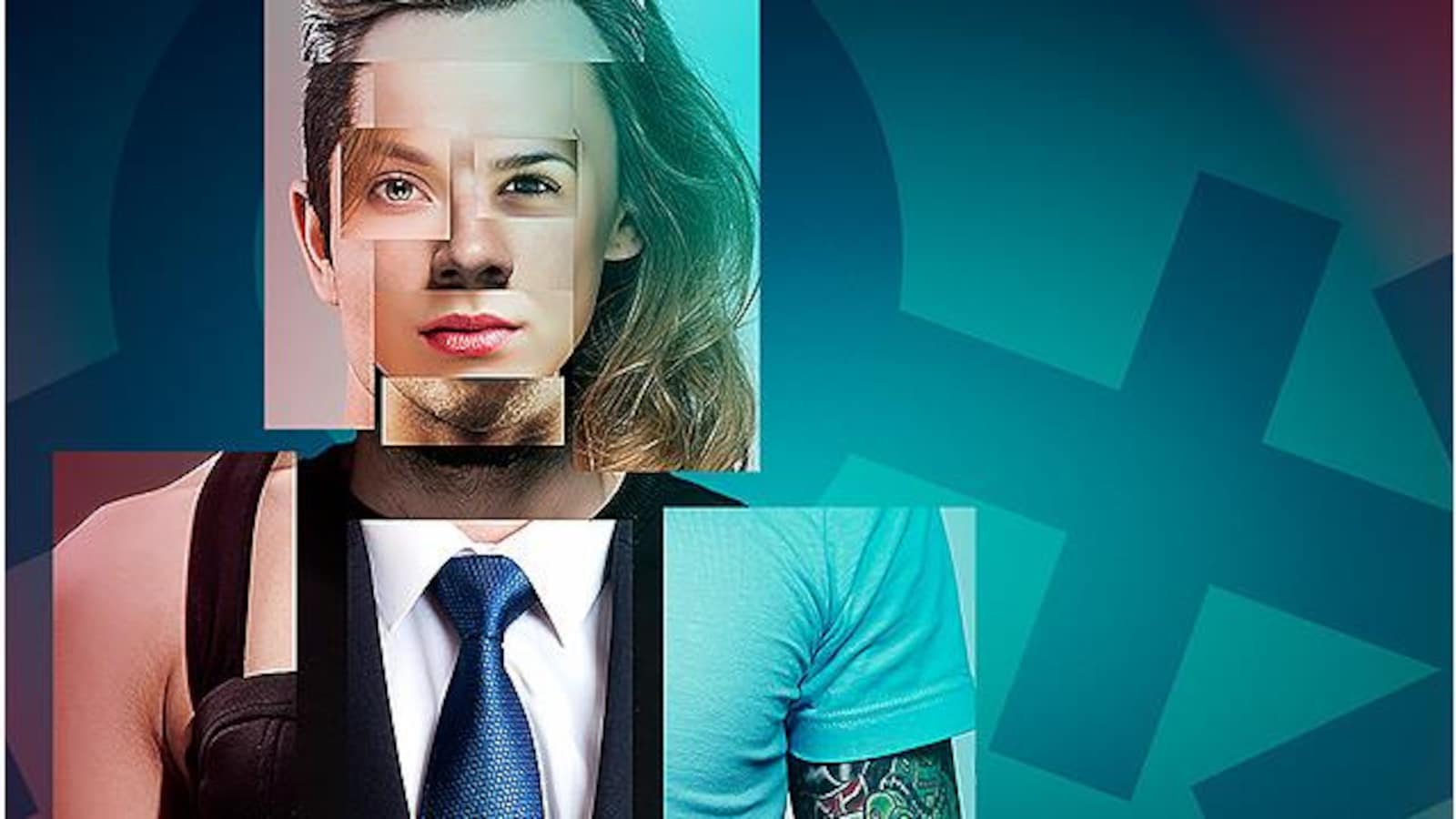 Une mosaïque de visages.