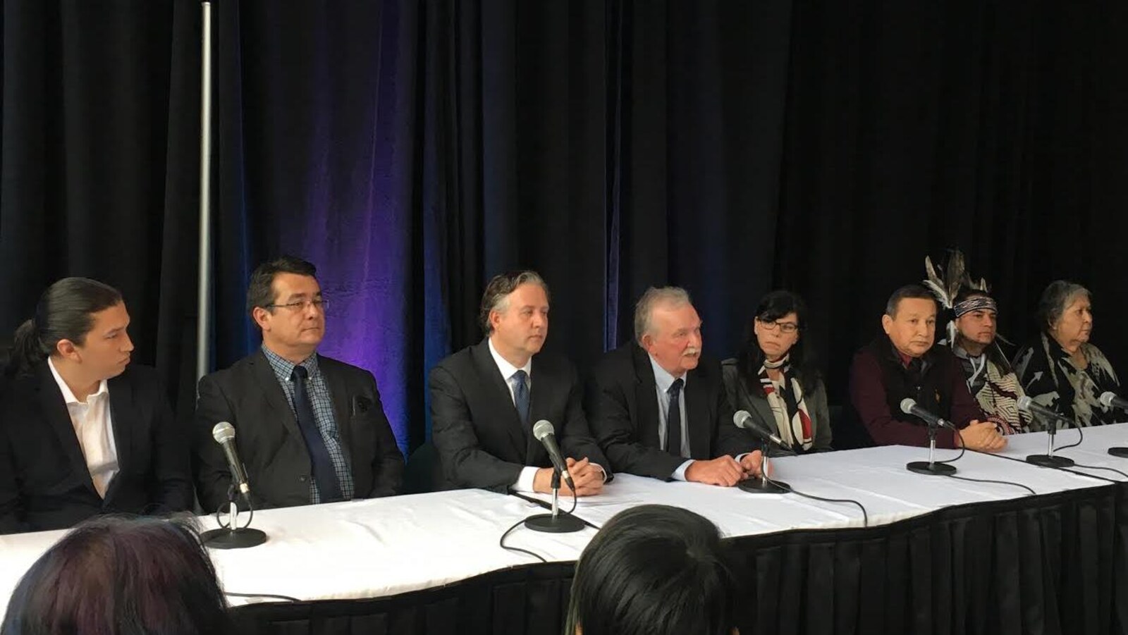 Des leaders opposés à l'expansion du pipeline Trans Mountain.