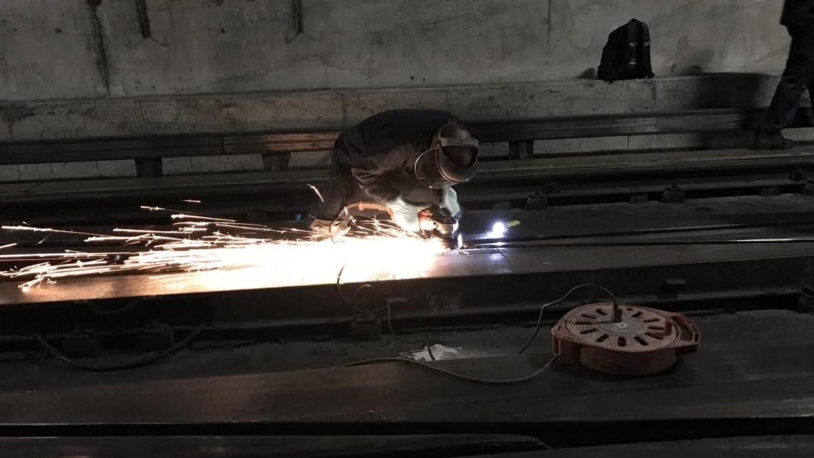 Des travaux ont été effectués sur les équipements de voies du métro de Montréal.