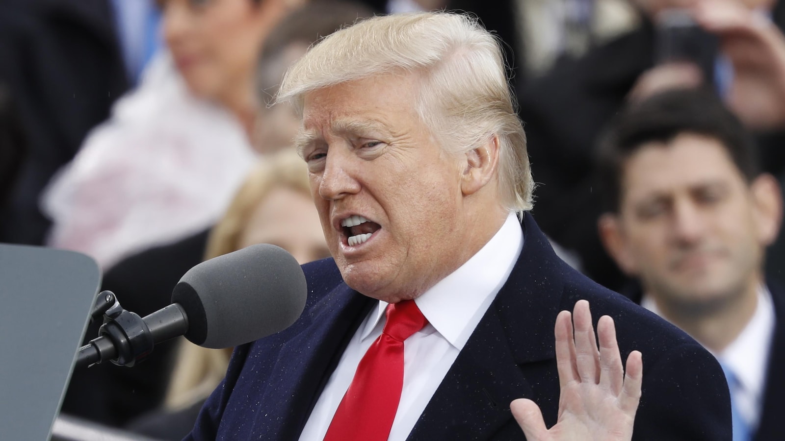 Le président des États-Unis Donald Trump