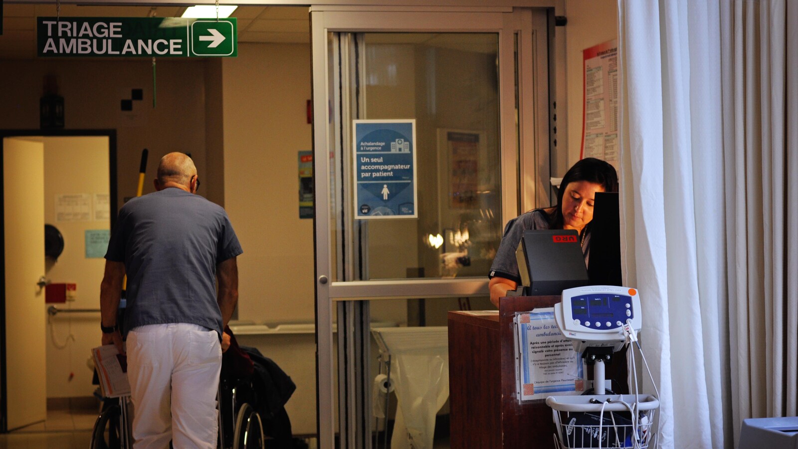 Les urgences sont souvent encombrés en début d'année.