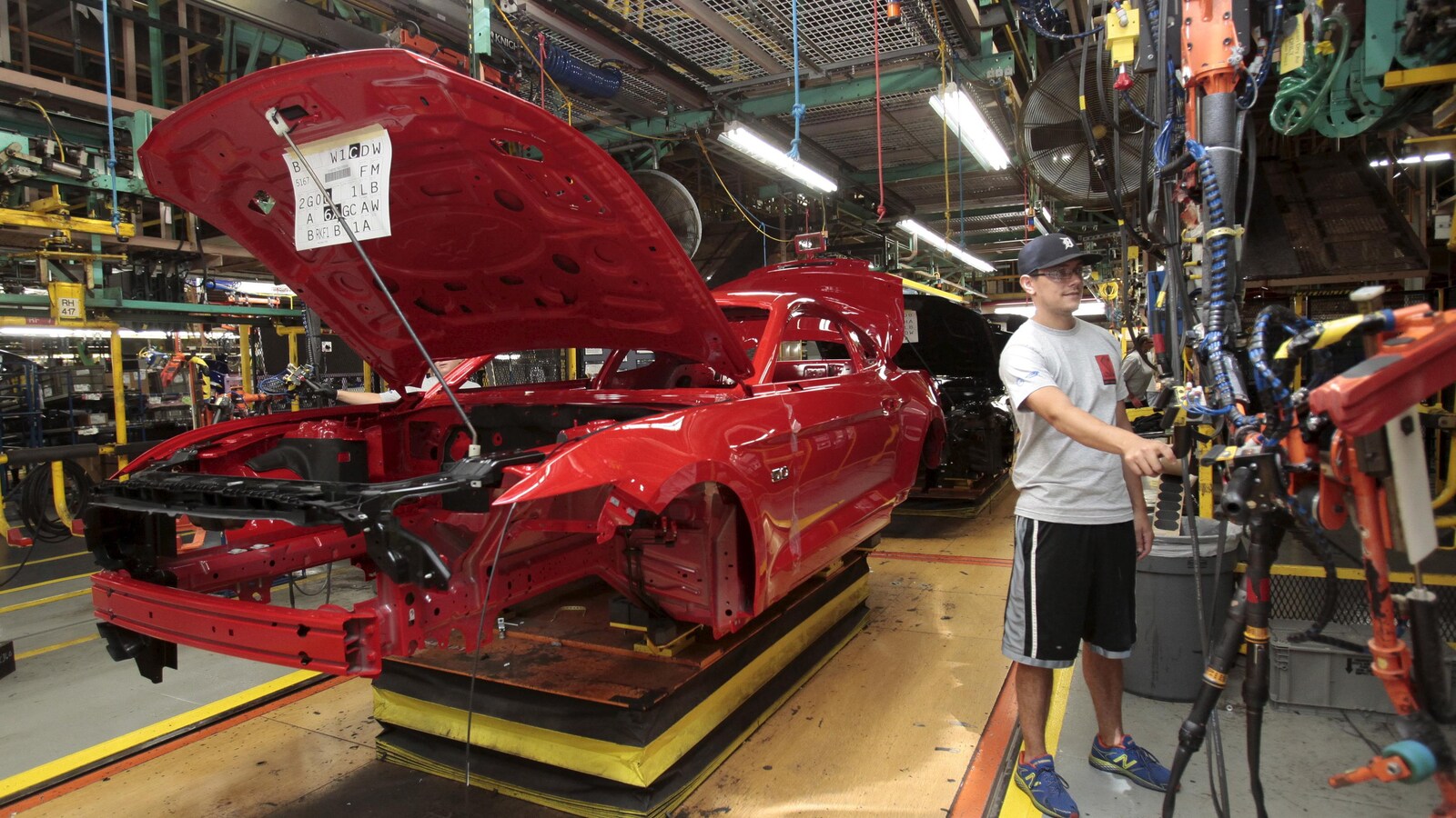 Une usine d'assemblage d'automobiles