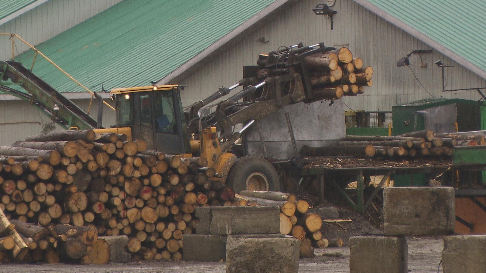 L'actuelle usine Bois CFM de Causapscal.